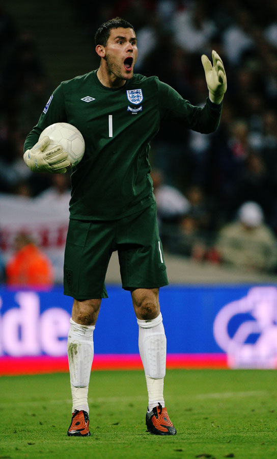 Ben Foster during England's win over Belarus